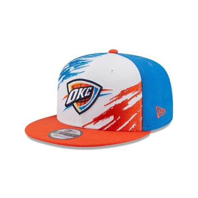 Oklahoma City Thunder Gorra | New Era NBA Splatter 9fifty Snapback Cap Mexico - Azules